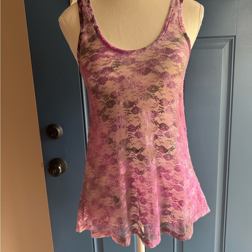 Charlotte Russe Lace Tank